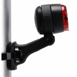 Busch & Müller Busch + M&uuml;ller R&uuml;cklicht E-Bike, &micro; MY, DC 6-15V, ALU Schwarz, Sattelstreben Montage, 332/2ALDC