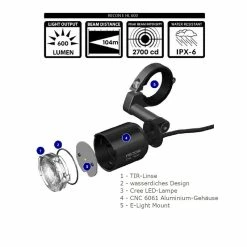 Giant Beleuchtung / Recon-E HL 600 600lm / Side Mount Halter Und Giant Kabel Im Lieferumfang Enthalten -Beleuchtung Set Verkäufe giant beleuchtung recon e hl 600 600lm side mount halter und giant kabel im lieferumfang enthalten3