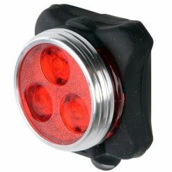Incirca Rücklichtlicht, LED, 5 Funktionen, Bis 10 Lumen, USB Akku Inside, Inkl. Schnellspannverschluss