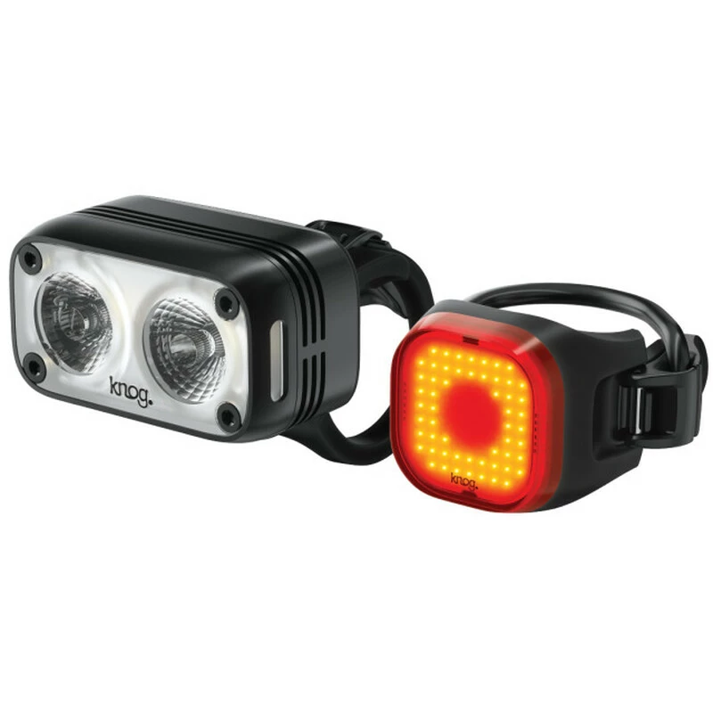 Knog Lichtset Blinder Road 400 & Blinder Mini Square 3 Knog Lichtset Blinder Road 400 & Blinder Mini Square