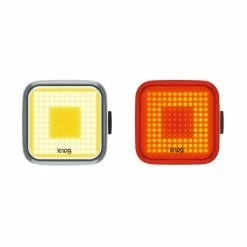 Knog Lichtset Blinder Square Twin Pack Black