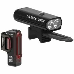 Lezyne Lite Drive 1000XL / Strip Pro Pair Black