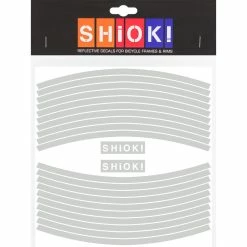 SHIOK! Reflektor Folienset Straight Weiss 1 Bogen, Für Die Felgen