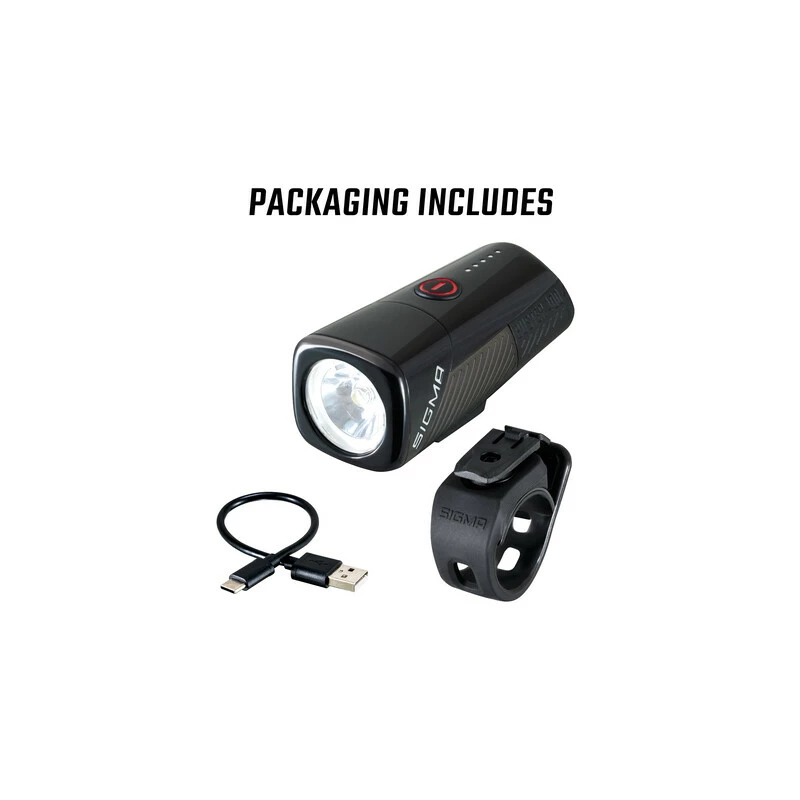 Sigma Lampe BUSTER 400 FL, 19600, Schwarz, 400 Lumen, USB-Ladekabel 5 Sigma Lampe BUSTER 400 FL, 19600, Schwarz, 400 Lumen, USB-Ladekabel – Bild 3