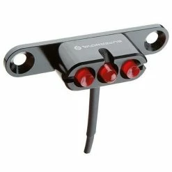 Supernova R&uuml;cklicht E3 Tail Light-FR 2, 12V, Schwarz Kabelausgang Nach Unten, 1800mm Kabel