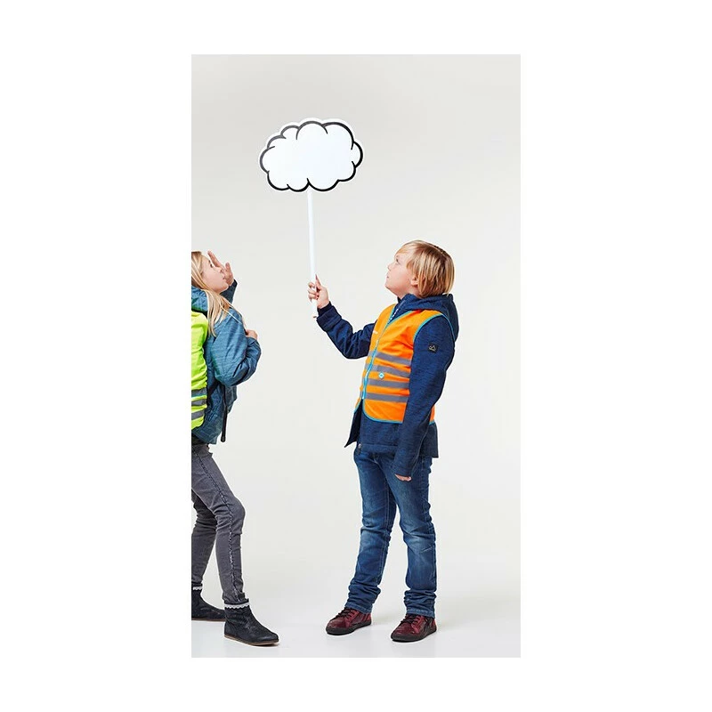 WOWOW Leuchtweste, FUN JACKET KIDS, ORANGE, M 4 WOWOW Leuchtweste, FUN JACKET KIDS, ORANGE, M – Bild 2