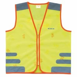 WOWOW Leuchtweste, NUTTY JACKET KIDS, GELB, XS