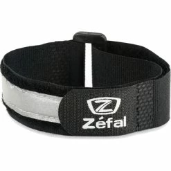 Zéfal Z&eacute;fal Hosenband Doowah, 380mm, Klettverschluss Mit Reflexstreifen, Schwarz, Paar